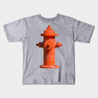 Orange Clow Medallion Fire Hydrant Kids T-Shirt